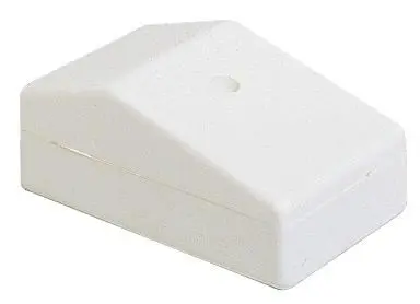 MULTICOMP White ABS Sloped Module Enclosure, 71×44×28mm