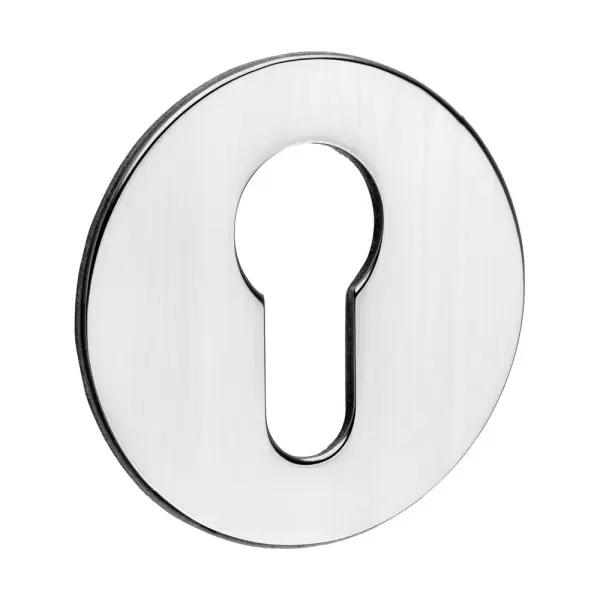 Timco Escudo Euro autoadhesivo Acero inoxidable pulido 52 mm