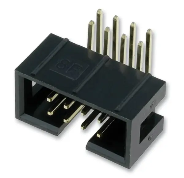Amphenol T821 Series Right Angle Box Header, 2.54mm, 26 Way