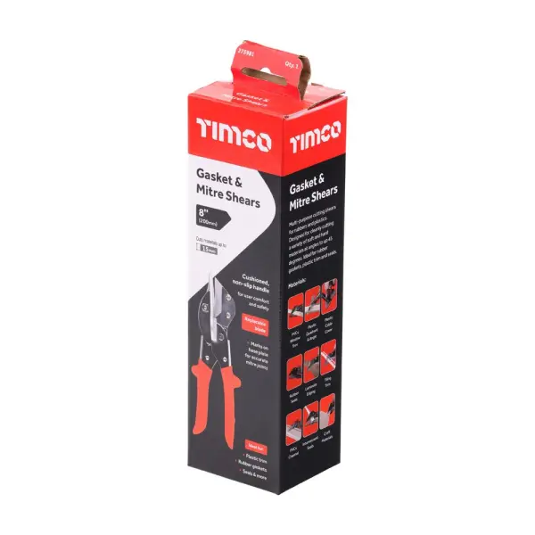 Timco - Cisaille à joint et à coupe d’angle 8 po (200 mm)