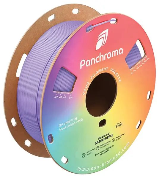 Polymaker Panchroma Satin PLA 3D Printer Filament, 1.75mm - Purple
