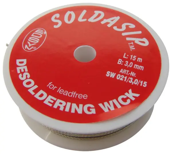 EDSYN 鉛フリー はんだ吸収テープ 3mm x 15m