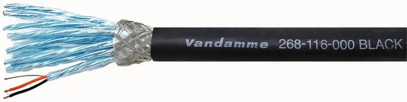 VAN DAMME Black Series - Kabel Audio Analog 16 Pair, Per Meter