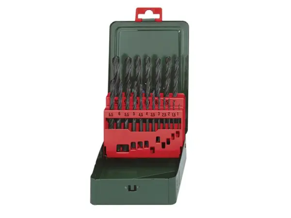 Metabo HSS-R Drill Bit Set, 19-Piece (1-10mm), Steel