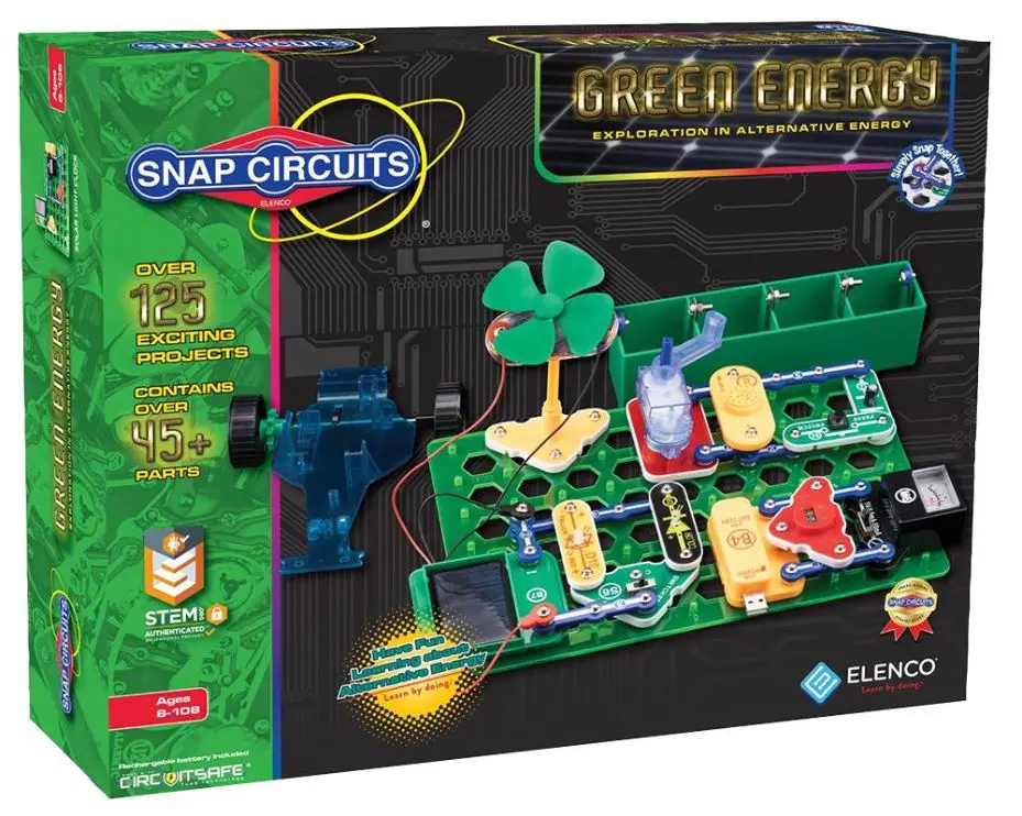 SNAP CIRCUITS ערכת פרויקטים לאנרגיה ירוקה לילדים