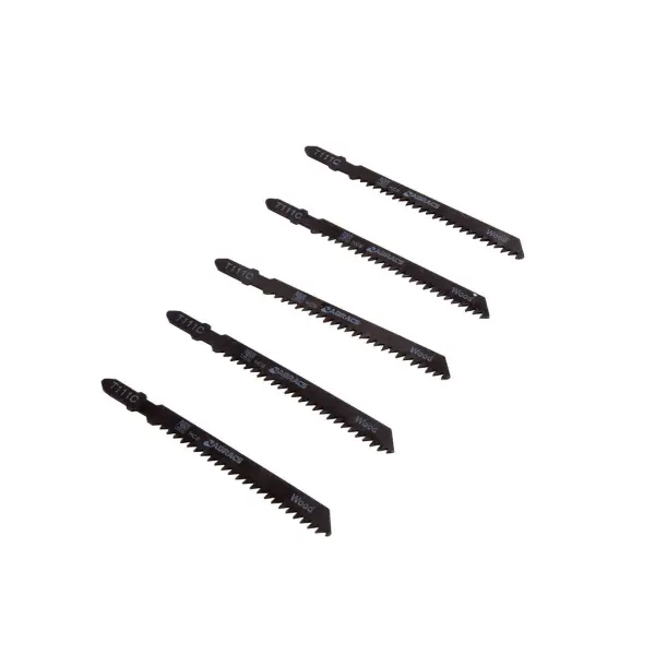 Abracs T111C Jigsaw Blades for Wood, 5 Pack