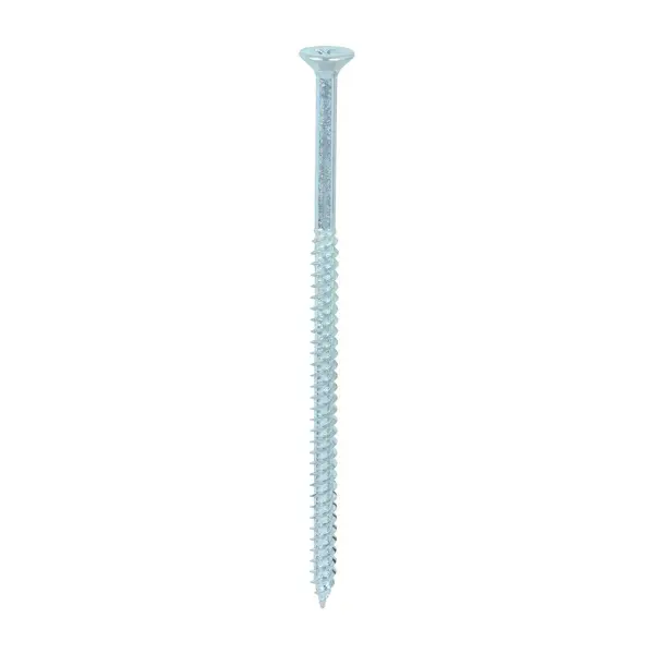 Timco Twin-Threaded Woodscrews - PZ Double Countersunk, Zinc, Size 10 x 4, 100p