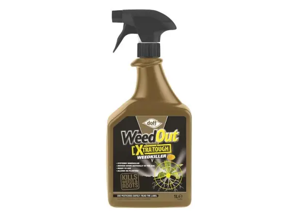 Doff WeedOut Xtra Tough - Désherbant Prêt-à-l'Emploi, 1 Litre