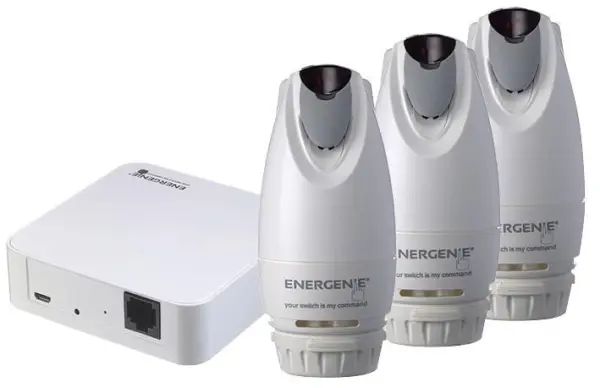 ENERGENIE - MiHome 3x Smart Heizkörperventil-Set mit Hub