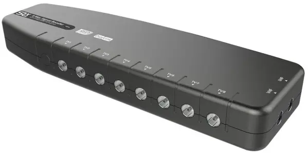 SLX מגבר אות לווין 8 יציאות, הפצת HD לטלוויזיה ורדיו