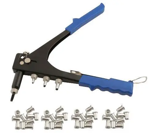 Laser Riveteira de Porcas em Alumínio com 40 Rebites Diversos