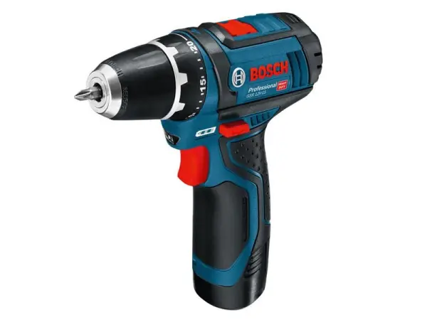 Bosch GSR 12V-15 Profesionální aku vrtačka/šroubovák s 2x 2,0Ah Li-ion bateriem