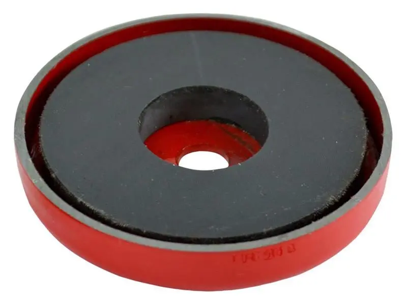 Faithfull Shallow Magnet, 70mm x 6.35mm, 15kg Pull Power