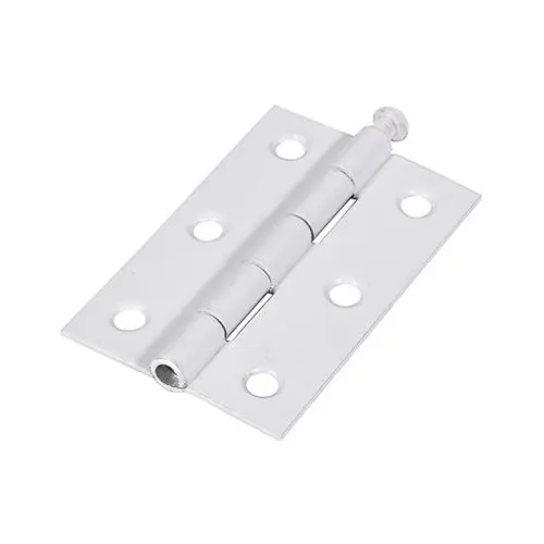 Timco Loose Pin Butt Hinge, White, 75mm x 50mm, 2-Pack