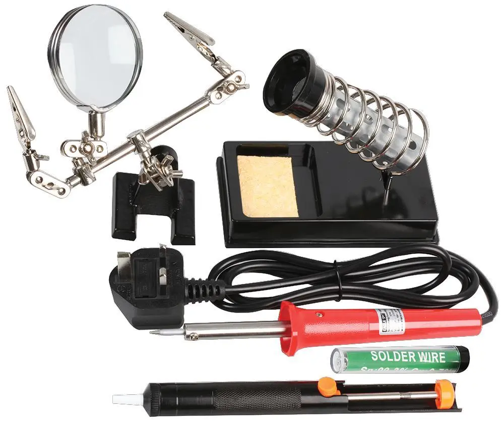 RARAION 30W Soldering Iron Kit with Helping Hand Tool