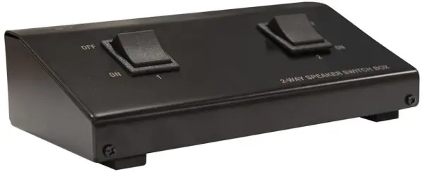 E-AUDIO Switch Stereo 2 Vie ad Alta Potenza per Altoparlanti