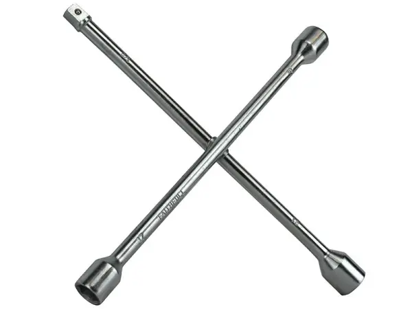 Faithfull Chave de Roda 4 Vias, Cromada, 35.5 cm (14 Polegadas)