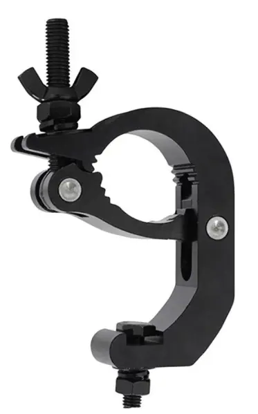EQUINOX Zelfvergrendelende Truss Klem, Aluminium, 50mm, 100kg, Zwart