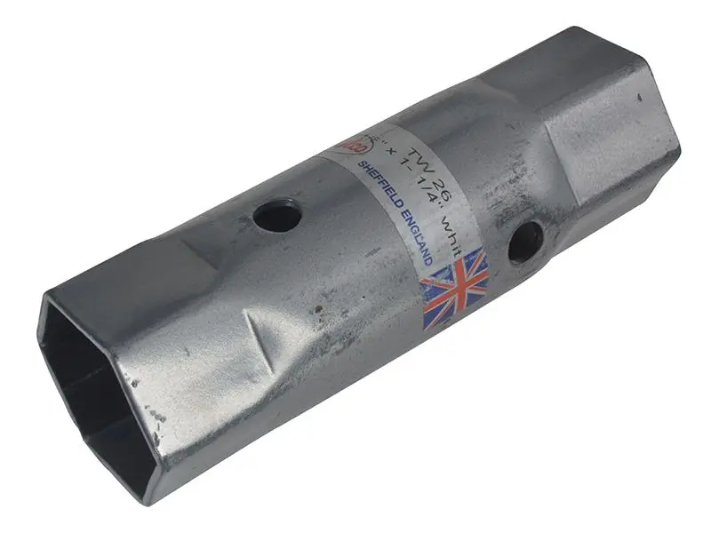 Melco TW26 Clé à douille allongée Whitworth 1 1/8 x 1 1/4 x 190mm