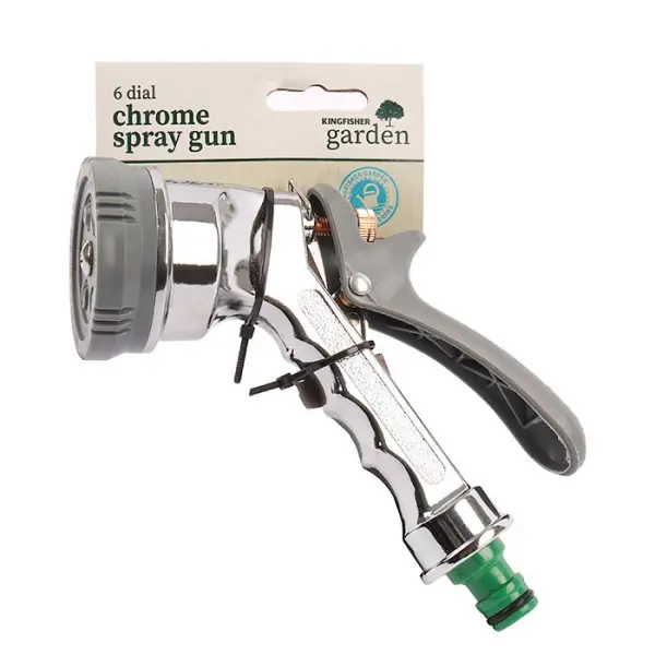 Kingfisher 6 Dial Chrome Spray Gun