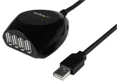 STARTECH 4-Port USB 2.0 Extension Hub with 15m Lead