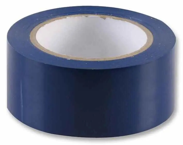 PRO POWER - Pita Tanda Bahaya/Permukaan Lantai PVC, Biru 50mm x 33m