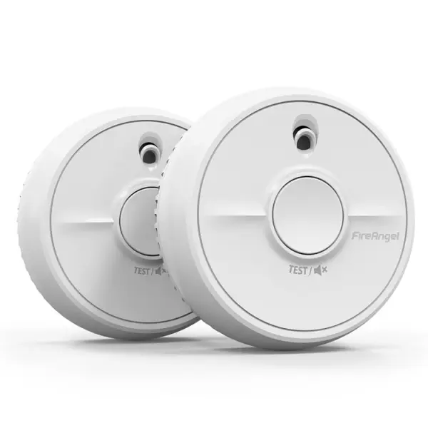 FireAngel Optical Smoke Alarm 2-Pack, 1-Year Battery