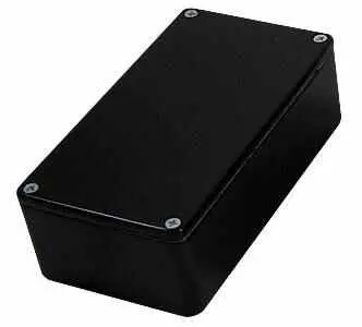 CAMDENBOSS Caja de Aluminio IP54, Color Negro, 120x66x40mm