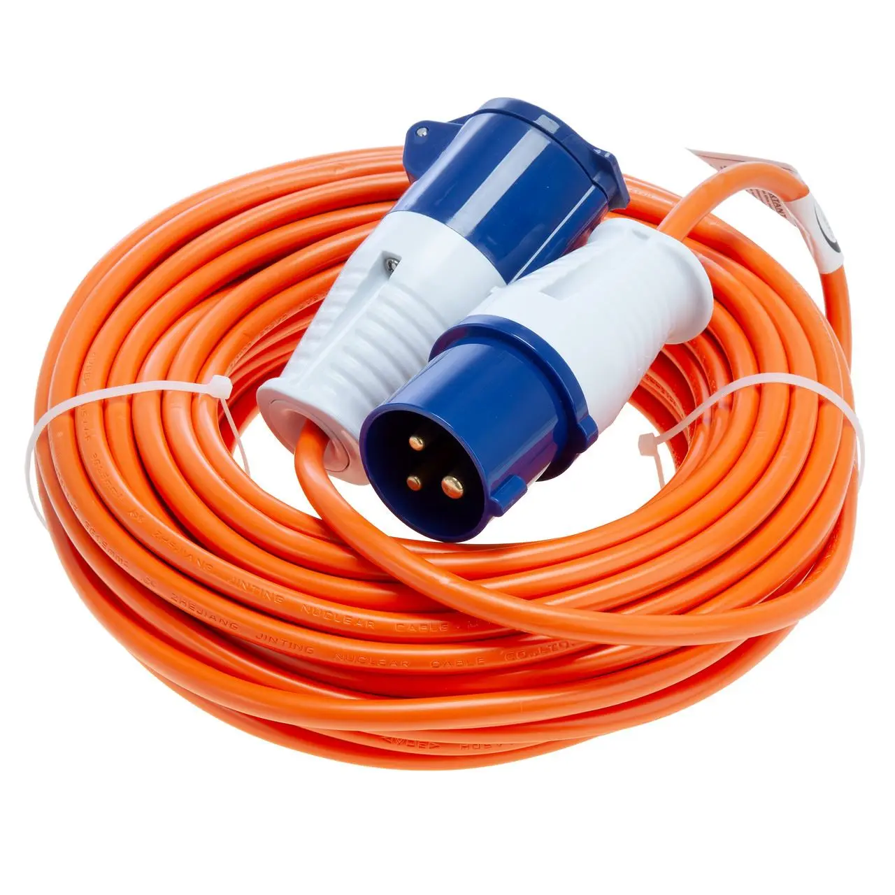 Connexion Alargador de Caravana 25m 16A, Cable Naranja 1.5mm, 240V
