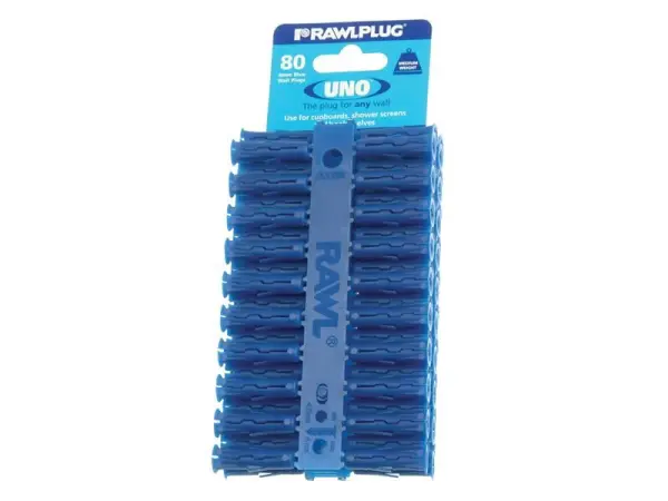 Rawlplug Blue UNO hmoždinky 8 x 32mm, balení 80 ks