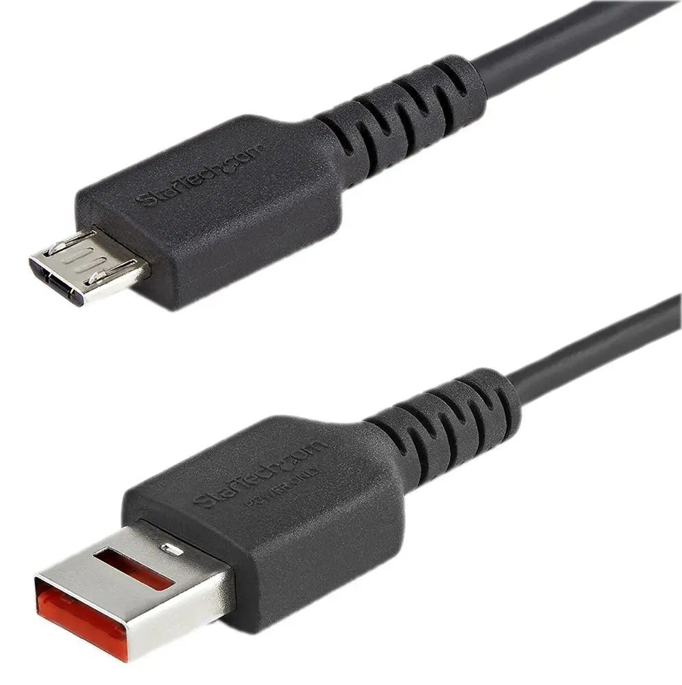 StarTech USB A to Micro USB Power-Only Charger Cable, 1m, Black