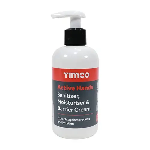 Timco Active Hands Desinfecterende Handcrème & Barrièrecrème, 250ml