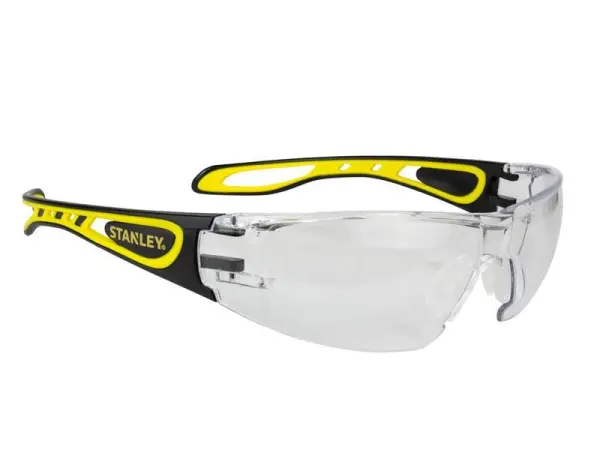 STANLEY Gafas de Seguridad de Ajuste Seguro, Lentes Transparentes