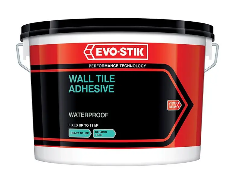 Evo-Stik Adhésif mural imperméable pour carrelage, 1 litre