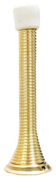 ST HELENS HOME AND GARDEN Spring Door Stop - Gold