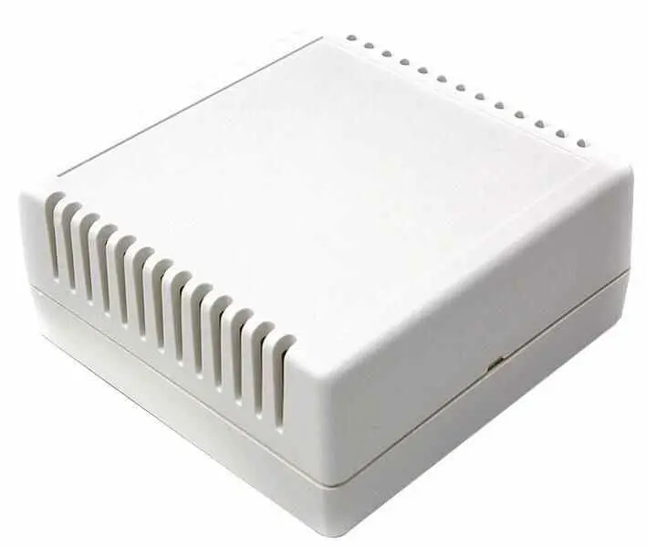 EVATRON Custodia per Sensore ABS Bianca, Ventilata, 85x85x36mm