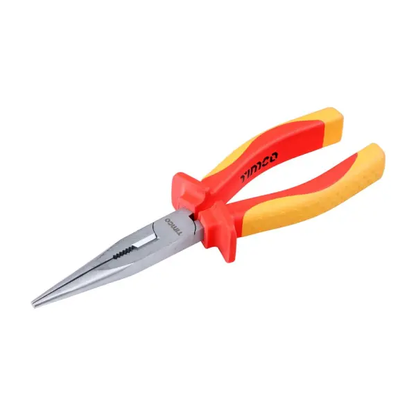 Timco - Pinces à bec long isolées VDE 8 pouces (200 mm)