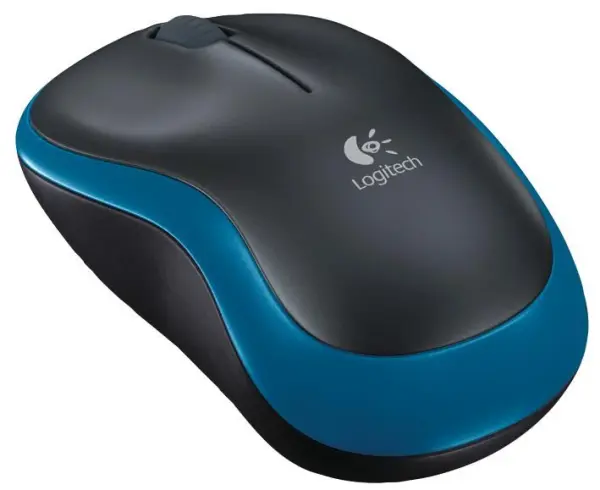 Logitech M185 Luch Ghaolmhar, Gorm, Optúil, USB