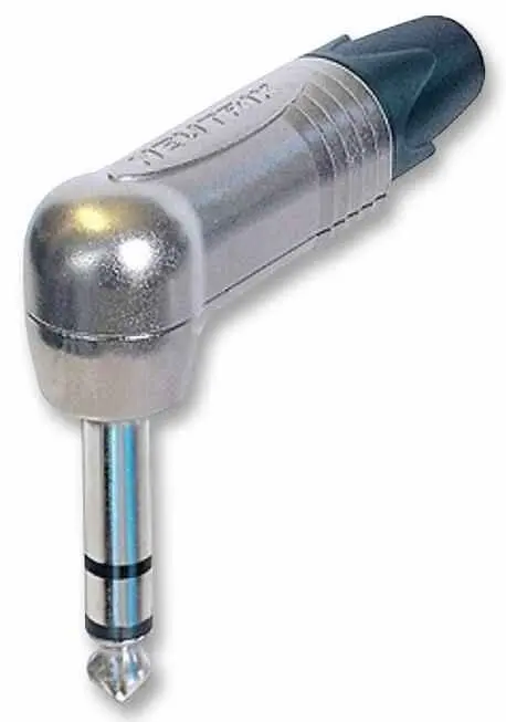 NEUTRIK - 6.35mm Penyambung Jack Stereo 90 Darjah