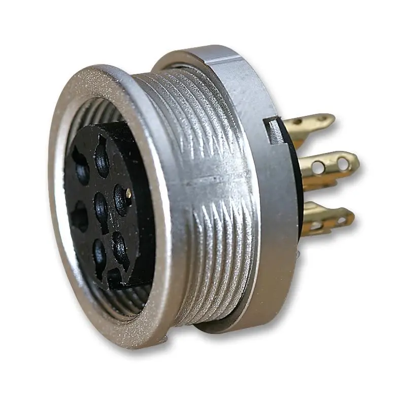 LUMBERG 6-Pin DIN Πρίζα Πίνακα, Προσαρμογή Εμπρός, Ακροδέκτες Συγκόλλησης