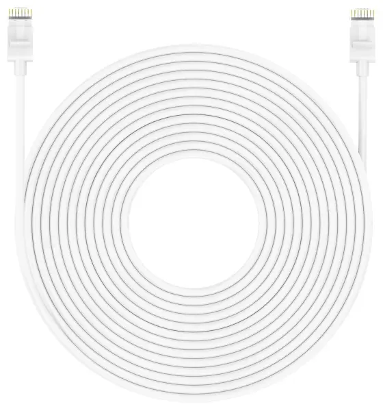 REOLINK Cat5e Network Patch Lead, White - 18m