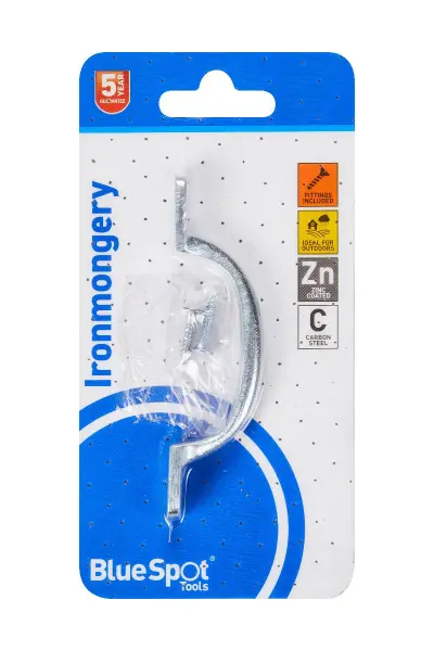 Blue Spot Tools 锌镀层热床门把手 100毫米