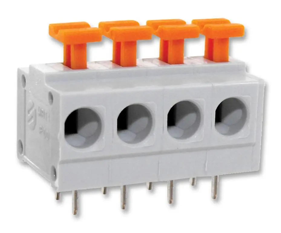 CAMDENBOSS Bloco de Terminais PCB 36 Vias, Passo 5.08mm, Cinzento