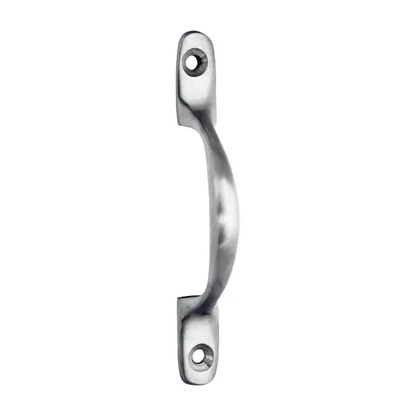 Timco Trekhandgreep voor schuiframen, Massief messing, Satijn chroom 100mm