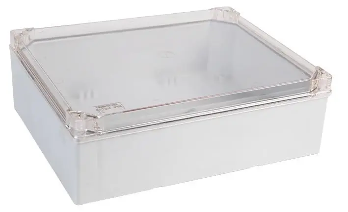 CE-TEK ABS IP65 Enclosure with Transparent Lid, 310x240x100mm