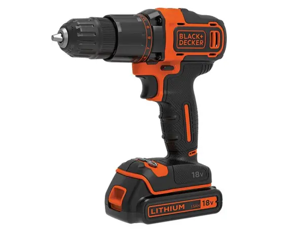BLACK+DECKER BCD700S1K 18V 1.5Ah Li-ion Accuboormachine
