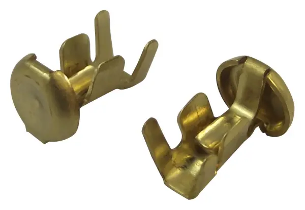 Multicomp Pro Brass Fuse Terminal Clip Crimp