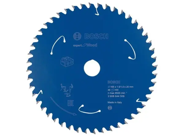 Bosch Expert 165mm Circular Saw Blade for Cordless Saws, 48T