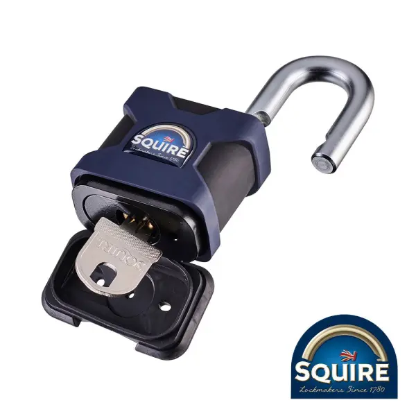 Squire Kunci Padlock Stronghold - Keluli Tahan Karat, Saiz 50mm (1 Unit)