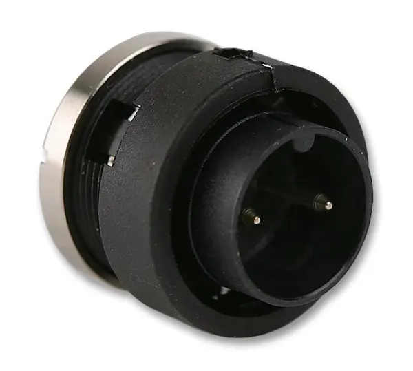 BINDER 2-Way Panel Mount Plug, Nylon Body, 678 Series